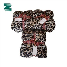 Blanced Sengl argraffedig Gyda Sherpa Fabric