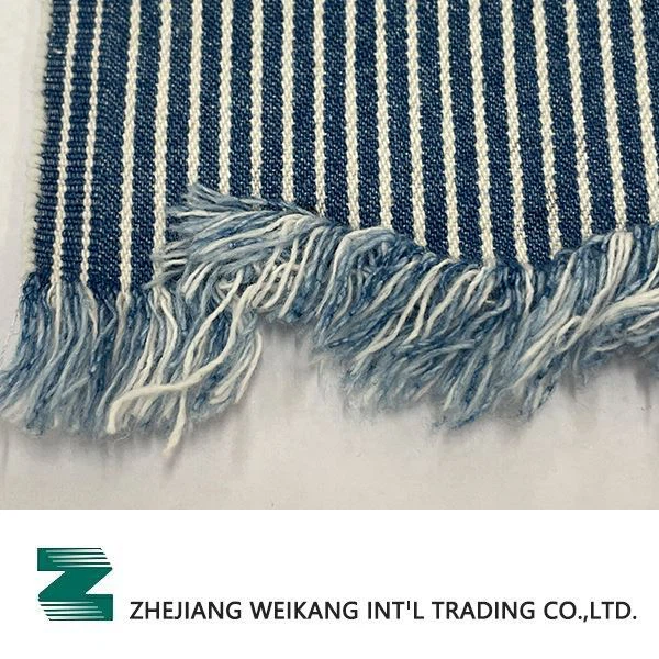 COTTON YD DENIM WITH STRIPE